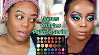 JAMES CHARLES X MORPHE BRUSHES PALETTE SERIES| Green & Blue Ombre Round Cut Crease