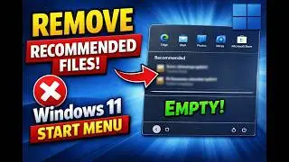 How to Disable Recommended Files in Windows 11 Start Menu (2026)