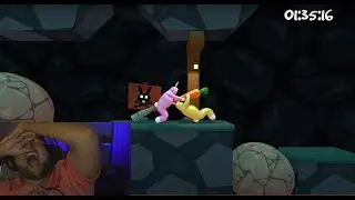 ДЕЗЕРТОД И РОМКА ПРОХОДЯТ Super bunny man  ЧЕЛЛЕНДЖ  ПОПРОБУЙ НЕ ЗАСМЕЯТЬСЯ