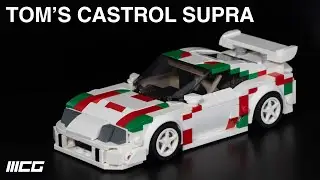 Building the TOM's Castrol Supra in lego