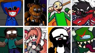 Playtime but Every Turn a Different Character Sings 🎶 (FNF Playtime but Everyone Sings It)