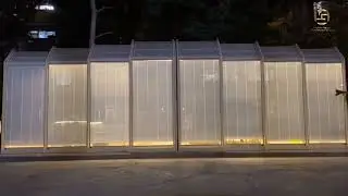 Electric remote control outdoor sunroom｜Commercial｜Yard｜Hotel