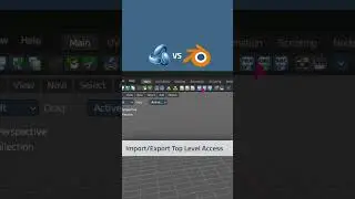 Blender vs Bforartists - Import/Export top level access
