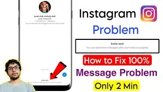 Instagram invite sent problem | Invite sent instagram message kaise hataye | Invite sent instagram