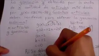 Problemas Función Cuadrática