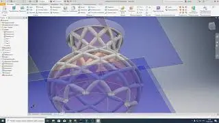 Autodesk Inventor для школьников:  Ажурная ваза