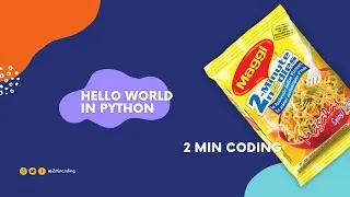 First Python Program Print Hello World Explained in Hindi l Python Tutorial For Beginners | #python