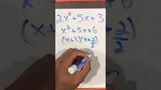 Factor a quadratic in less than a minute using this method 😏