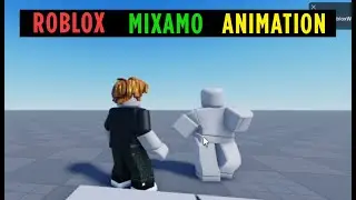 How to import custom NPC with animation from mixamo to roblox studio
