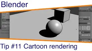 Blender Tip #11 - Cartoon rendering with freestyle