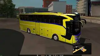 ETS 2 Türkiye Haritası modu Yeni Mercedes Travego Otobüs modu ile Edirne İstanbul Seferi.