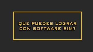 ALCANCES QUE PUEDES TENER CON REVIT Y BIM