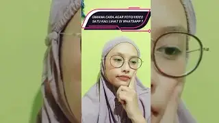 Cara Agar Foto/Video Hanya Bisa Dilihat 1x di Whatsapp | #shorts | Pawang DesainIT