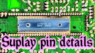 LV76213A (5BP2) Pin Suplay Details. VSP Crt Tv🔥Bharat Electronics🔥