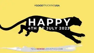 Happy 4th of July USA from #GOODTRUCKINGUSA & TECHSENSELOGISTICS.com | 2023