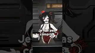 Je fais une mauvaise blague à la cantinière 😳 #cantine #vaisseau #humour #vrchat
