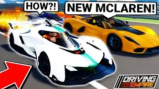 The Most INSANE Track Car in Driving Empire's New MCLAREN Update!!