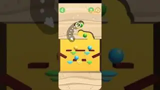 Dig this (Dig It) 110-3 / THREE SMALL BALLS / Dig this Level 110-3 Gameplay walkthrough solution