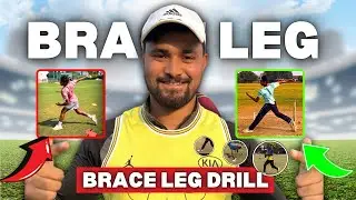 Brace leg in fast bowling #fastbowling #cricket