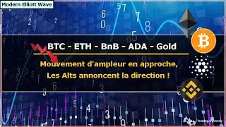 Analyse crypto & vagues d'Elliott | Btc / Eth / BnB / Ada / Gold