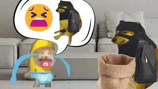 BANANA CAT BABY 🐱 HAPPY AND 😿 CRY VIDEOS 15 