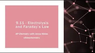 AP Chemistry 9.11 - Electrolysis and Faraday’s Law