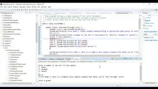 Java - Chapter 5 - switch statement: Apr 9, 2020 9:50 PM