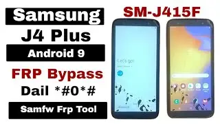 Samsung J4 Plus (J415F) frp bypass with a free tool | Samsung J4+ google bypass
