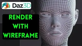 Daz Studio | render with wireframe?