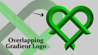 Overlapping Gradient Logo using Coreldraw
