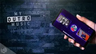 My COOL Outro Template With Music Download now 😍