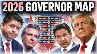 The 2026 Governor Map Based On NEW Polling Averages!