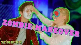 Zombie Makeover Challenge 👄 | ZOMBIES | Disney Channel