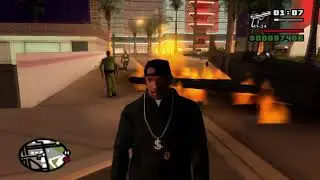 Random Plane Crash Out Of Nowhere! GTA: San Andreas