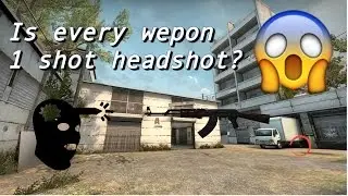 Which weapons is one shot one kill?