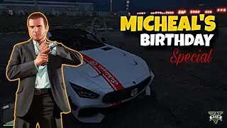 Micheal's birthday special😍 | lester gifted a car to micheal | Gta v gameplay #1