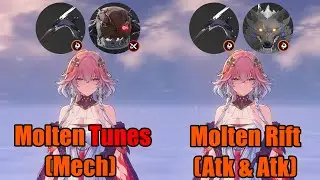 How Much Difference Between Molten Rift (Atk & Atk) Vs Molten Tunes (Mech) For Changli?