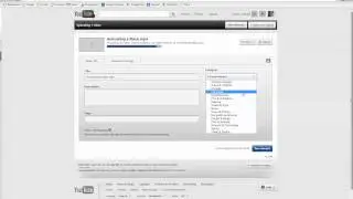 Sharing a Video with YouTube