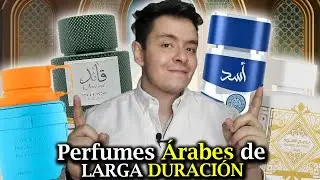 Perfumes ÁRABES con Excelente Duración | TOP 10 PERFUMES Árabes que duran MUCHISIMO🐫🔝