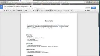 Hyperlinking in Docs