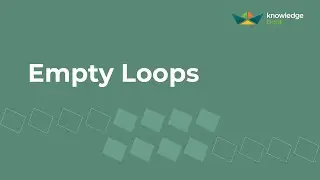 Empty Loops | ICSE Computer Applications | Java & BlueJ