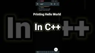 Hello world in c++#shorts #programming