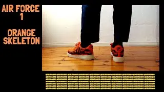 Nike Air Force 1 - Orange Skeleton 2020 Review by Devagaro