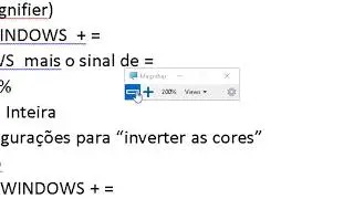Como colocar o Windows em modo noturno ou, inverter as cores nativamente