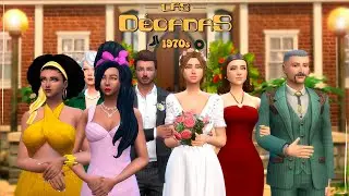 UNA BODA ACCIDENTADA y Los Carringtones de GIRA 🎸👀 •1970• 🕰️ Los Sims 4 