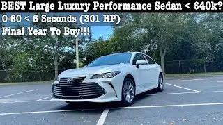 2022 Toyota Avalon XLE (Base): TEST DRIVE+FULL REVIEW