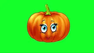 Talking Pumpkin green screen video #nocopyright