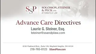 Advance Care Directives - Laurie Steiner