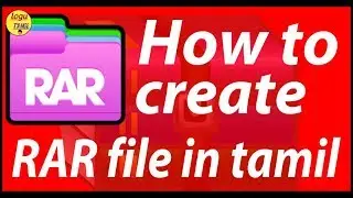 How to create RAR file | Laptop Tips and Tricks | Logu Tamil