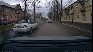Летчик по встречке на белом фантоме АХ9784ВХ (АХ 9784 ВХ)